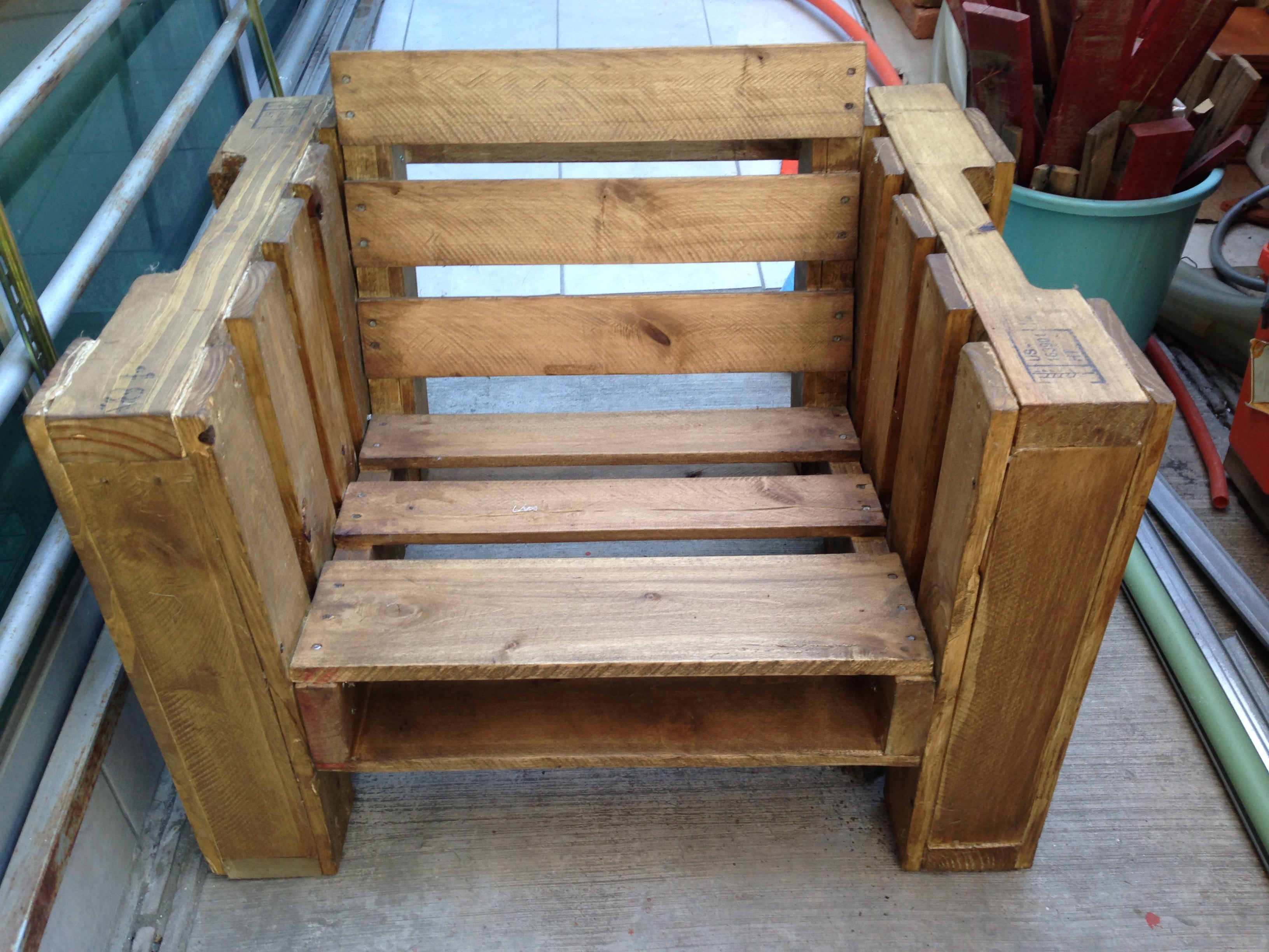 Pallet Wood Chair How